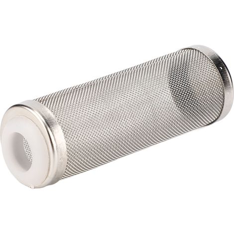 Rejilla protectora para filtros de acuario fabricada en acero inoxidable 304, 16 mm de diámetro interior, blanca (grande) (1/5)