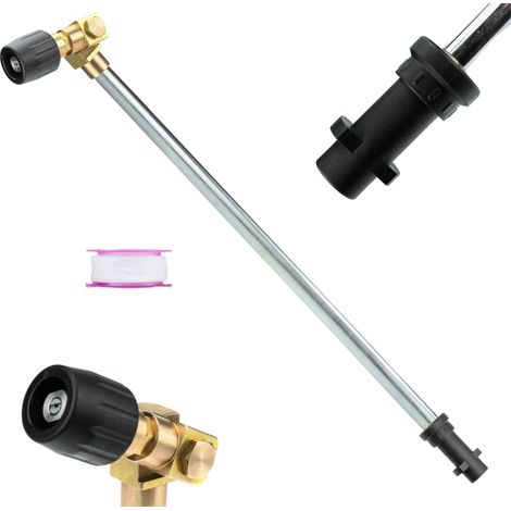 Düsenlanze mit einstellbarem Winkel für Karcher K2 K3 K4 K5 K6 K7 zum Waschen von Radkästen