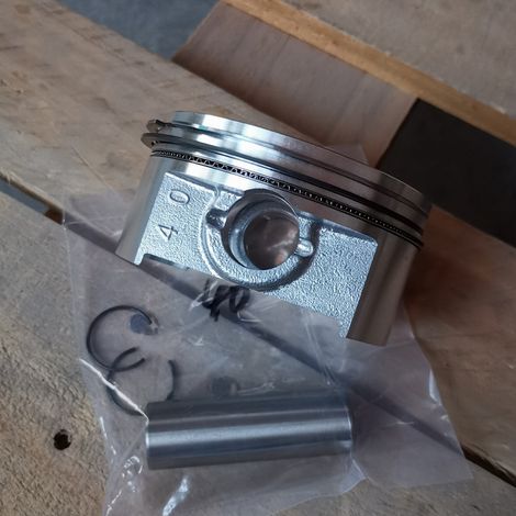 Kit piston EX40 89 mm - Ensemble piston complete comprenant piston, segments, ax de piston et circlip - Kit de réparation motor - Convient aux scooters, quads and motocross - Kit piston high performan