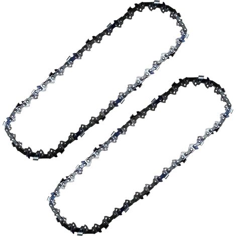 Lot de 2 chaînes de tronçonneuse de 20 cm pour tronçonneuse télescopique GPC1820L20 GKC1817 GPC1800 LPP120B LPP120 NPP2018, CCS818 - Chaîne de rechange pour scie électrique WG310 (1/5)
