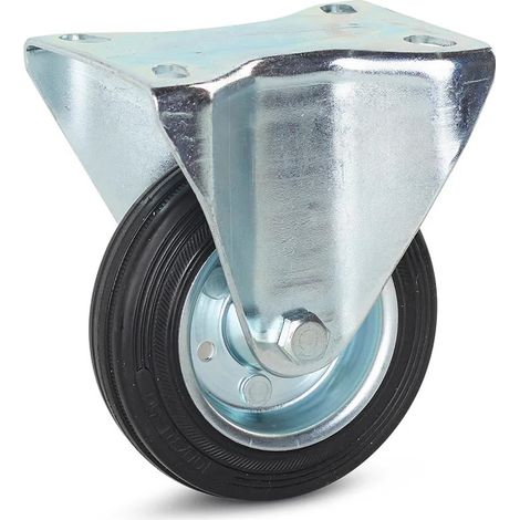 Roue fixe - MESO - Caoutchouc inodore - 100mm - 80kg (1/2)
