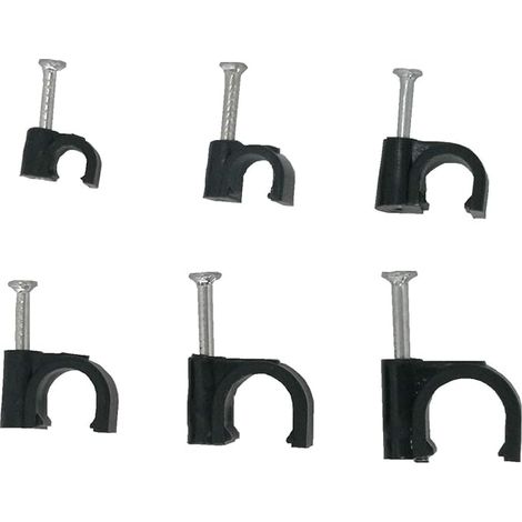 Fascette per cavi da 4 mm, 5 mm, 6 mm, 7 mm, 8 mm e 9 mm - Gestione cavi RG6, RG59, CAT5, CAT6, RJ45 - Cavi elettrici, Ethernet, TV satellitare, altoparlanti - AquaForge (1/3)