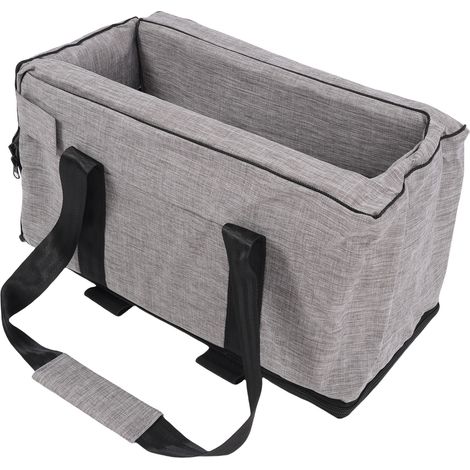 Siège Auto Chien Console Centrale Rehausseur Transportable pour Petits Chiens et Chat 300DPU 210D Tissu Oxford Coton PP (1/5)