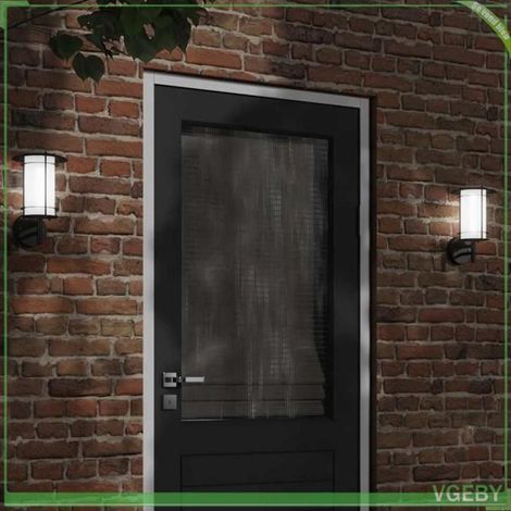4006289 Appliques murales d'extérieur 2 pcs noir acier inoxydable (1/5)