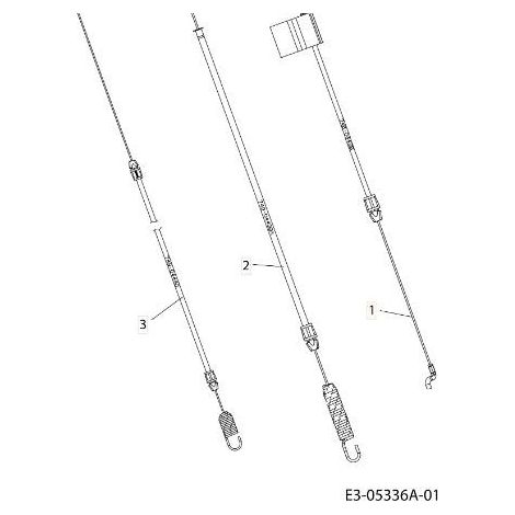 CABLE DE FRENO ORIGINAL EMAK C74604438