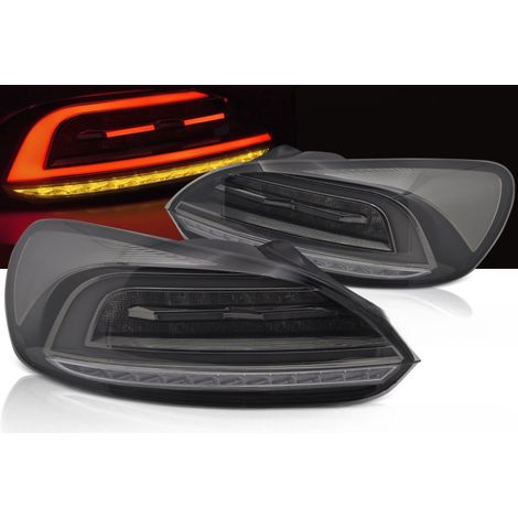 Paire de feux arriere VW Scirocco 3 de 2008 a 2014 Fume - FULL Led (1/4)