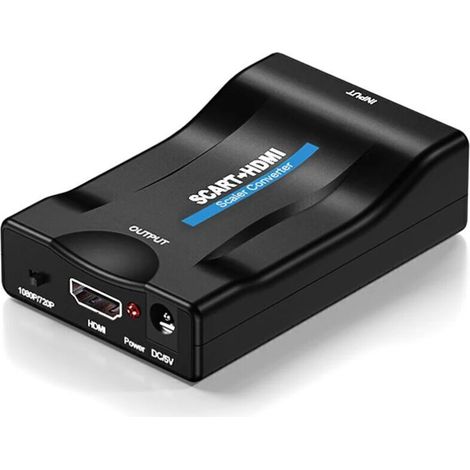 Convertisseur de tension-1080 P Peritel Vers Hdmi Video Audio Haut De Gamme Convertisseur Adaptateur Pour Hd Tv Dvd Sky Box Stb Plug And Play..