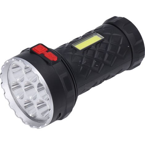 Wiederaufladbare LED-Taschenlampe per USB, hohe Helligkeit, 4 Leuchtmodi, kompakt und tragbar, ergonomisches Design (1/5)