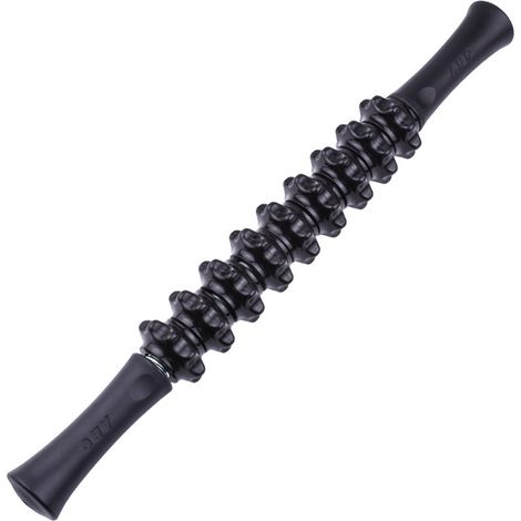 Rouleau De Massage Fascia - Rouleau Manuel À 9 Rouleaux Rotatifs - Pour Soulagement Musculaire Et Récupération Post-Entraînement - 1 Pièce (1/5)