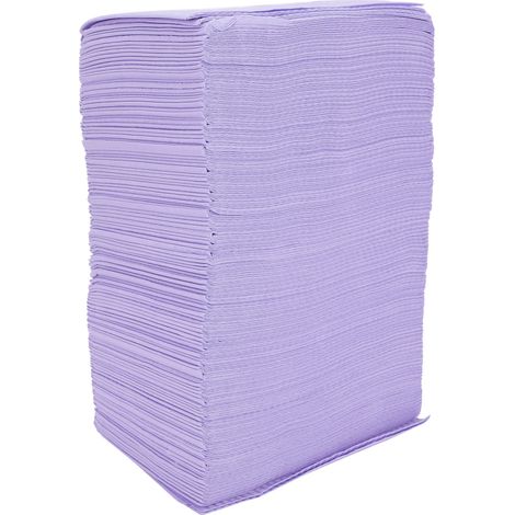 Champs dentaires laminés colorés, foulards jetables, violet (1/5)