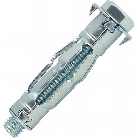 Scell-It – Cheville à expansion corps creux M8 x 37 mm – Acier zingué – 50 unités – Pour béton armé et supports variés – Vis tête hexagonale TH (1/2)