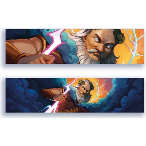 Marcapáginas de cartón - Perun el Tronador