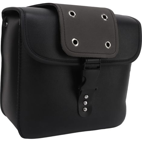 Keenso Bolsas para Sillín de Motocicleta Bolsa Lateral Cuero PU (1/5)