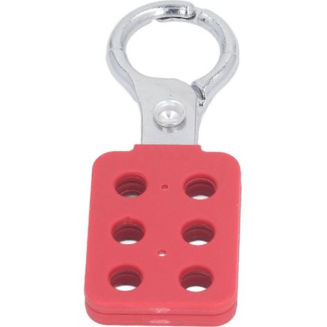 Stück Lockout-Tagout-Bügel, 6 Löcher, 1 Zoll Mauldurchmesser, Vorhängeschlossbügel aus Aluminium, Sicherheitsverschluss