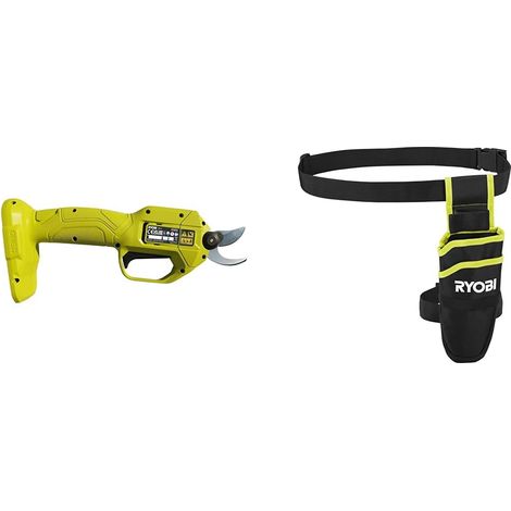 Sécateur Électrique 18V One+ Lames Bypass Chromées en Acier Carbone Japonais SK5 Étui de ceinture pour sécateurs sur batterie RY18SCA-0 RY18SCXA-0 RY18SCXA-115 RAC316 (1/5)