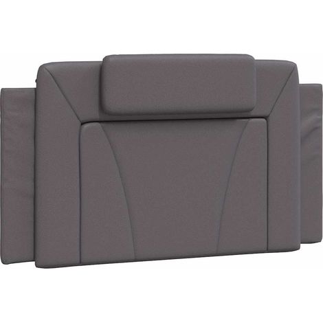Maison Exclusive - Cuscino Testiera Viana Grigio 100 cm in Similpelle (1/5)