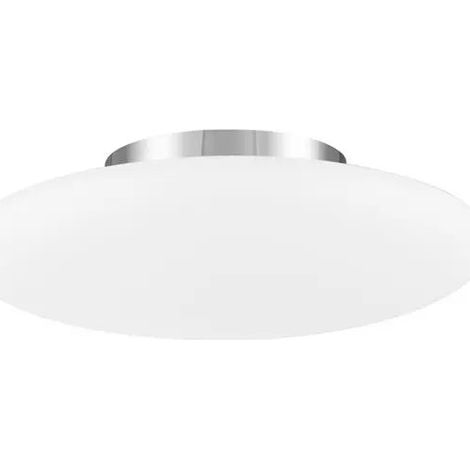 [GEBRAUCHT] B-Ware Nova Luce Deckenleuchte Lampe Pressione Chrom Opalglas Metall E27 Led 50 Cm