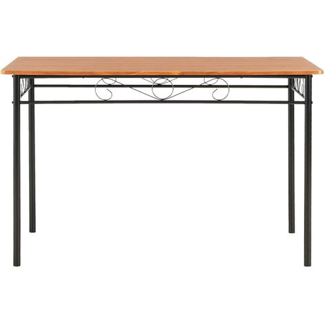 Maison Exclusive - Tavolo da Pranzo Marrone 120x70x75 cm in MDF (1/5)