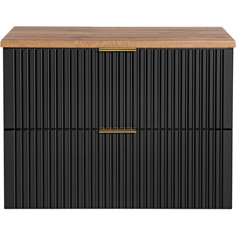 Meuble sous vasque 80 cm - Georgia Black - Livraison gratuite (1/5)