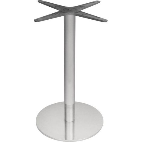 Pied de Table Rond en Acier Inoxydable - Bolero (1/4)