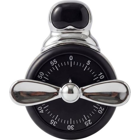 Timer visivo, simpatico timer da cucina meccanico magnetico per cucinare, non richiede batterie, conto alla rovescia di 60 minuti per imparare, U (1/4)