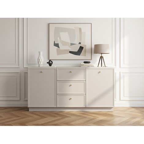 BOBOCHIC - Buffet 2 portes 3 tiroirs 150 cm LORINA