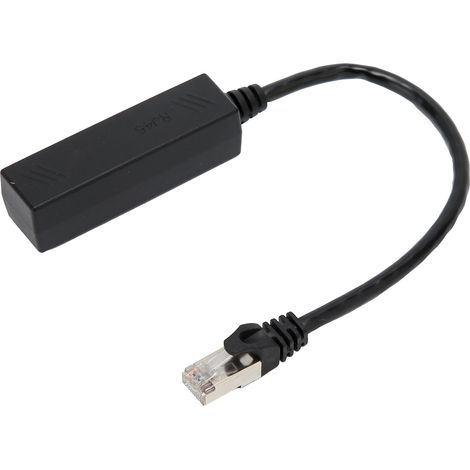 RJ45-Ethernet-Splitterkabel, ABS-PCB-Splitteradapter für Laptops, Dual-Port-Netzwerkanschluss