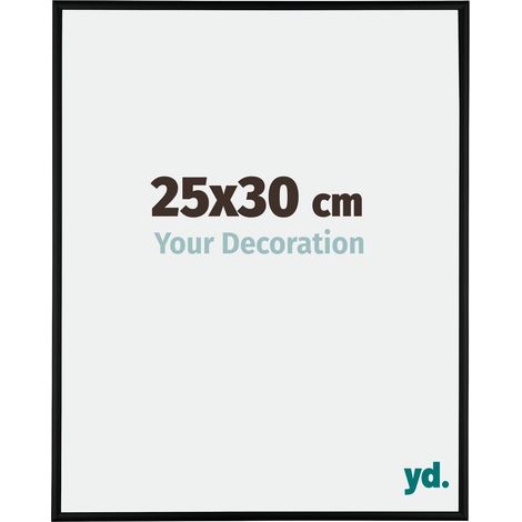 yd. - Cadre photo 25x30 - Noir Mat - Aluminium - Kent