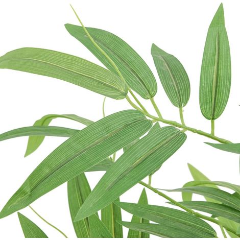 Bambou artificiel 384 feuilles 120 cm vert CFW38398 (1/4)