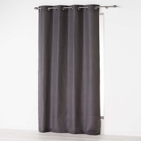 Rideau à Oeillets "Absolu" 140x260cm Anthracite (1/4)