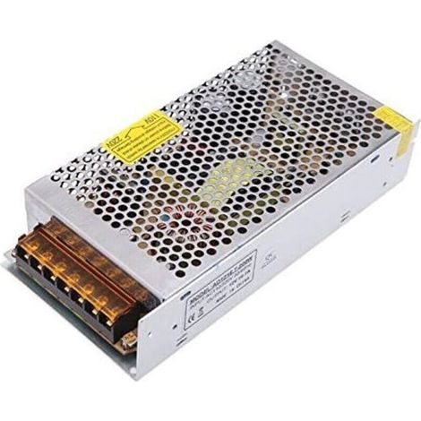Alimentation 12V 10A, Transformateur AC 100V-240V à DC 12 Volt 120W pour Bande LED, Lumières LED, CCTV, Radio, Projet Informatique (1/5)