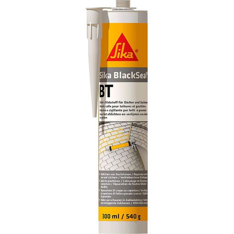 SikaBlackSeal BT, butylbasierender Dichtstoff 300ml schwarz (1/5)