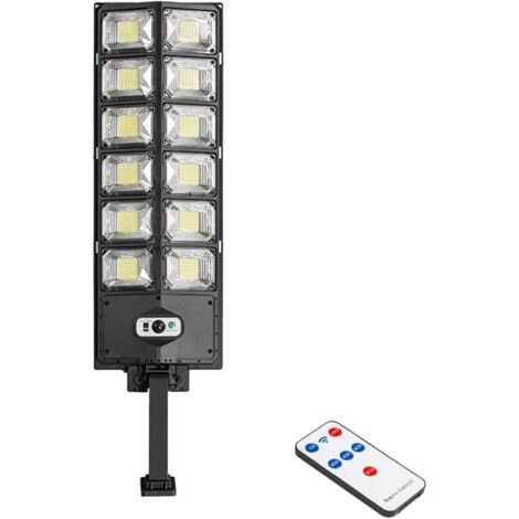LAN Lampe solaire d'extérieur avec détecteur de mouvement à distance, idéale pour les garages et jardins, lampe solaire LED d'extérieur (1/5)