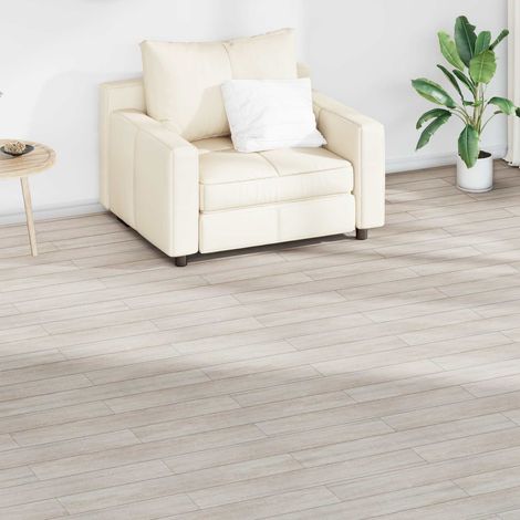 vidaXL Flooring Planks 36 pcs Oak Classic White 5.02 m² PVC