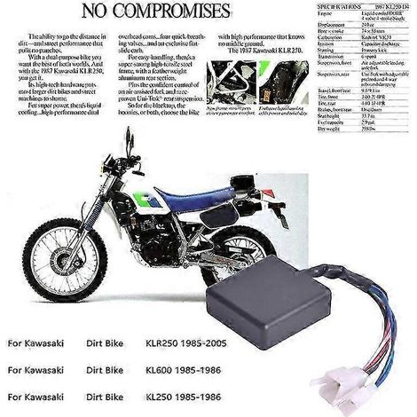 Boîtier CDI d'allumage pour motos tout-terrain KL250 KL600 KLR250 - 2005 (1/5)