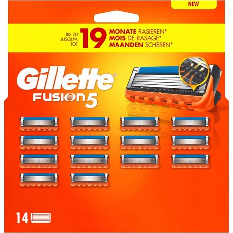 Gillette Fusion5 Systemklingen 14er Ersatzklingen, 14 Stück