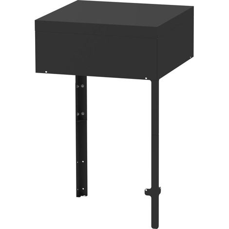 Support d'angle noir pour cuisine extérieure - Le Marquier (1/4)