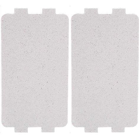 2 pcs plaque mica,plaque micro ondes,plaque mica micro ondes,Remplacement de Feuille, de Guide d'ondes Hyperfréquences Réparation Accessoire Cuisine Four à Micro-ondes