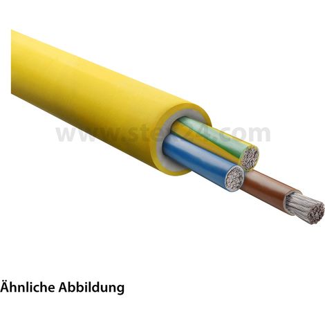 HELU KABEL NSSHÖU-J 3G2,5mm² schwere Gummischlauchleitung AD 16,5mm Nennspannung Uo/U 600V/1000V - 1 Meter