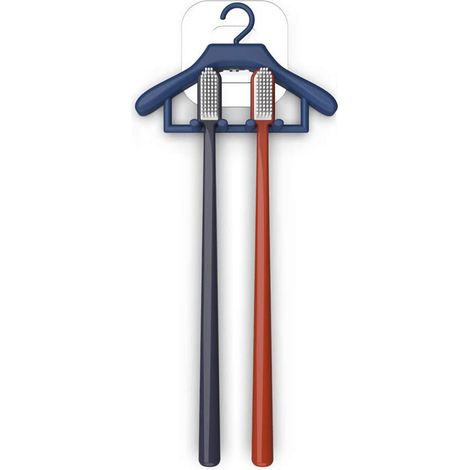 Support Adhésif Pour Brosse À Dents - Support Murale Sans Perçage Pour Salle De Bain - Compatible Miroir Verre Carrelage Bois - Capacité 3 Brosses À Dents (1/5)