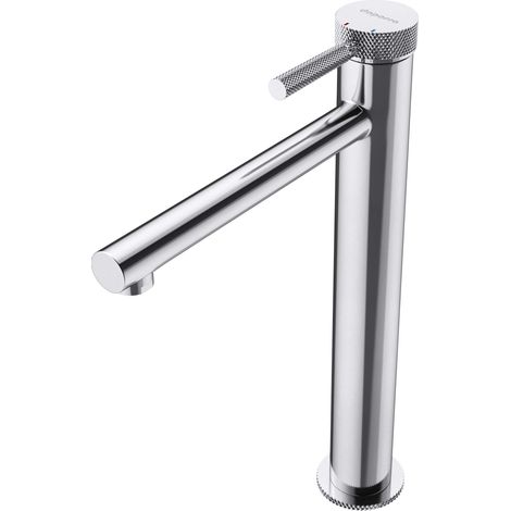 doporro Diseño de grifería mezclador monomando para lavabo de 30,5cm de altura plateado para un uso práctico (1/5)