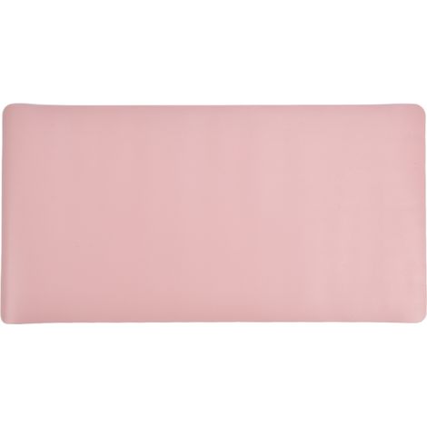 Tapis de bureau imperméable en cuir deux couleurs réversible pour bureau et maison (1/5)