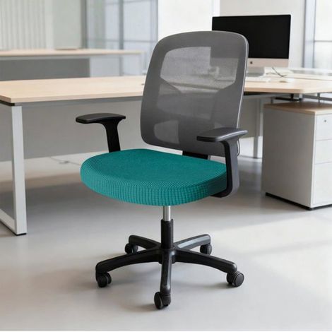 Housse De Chaise - Extensible Stretch - Pour Siège De Bureau Chaise De Salle À Manger Tabouret - 38 À 48 Cm - 1 Pièce (1/5)