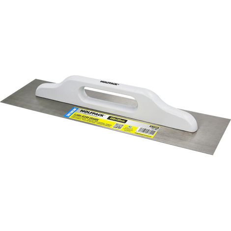Große Stahlglättekelle 480x130 mm.