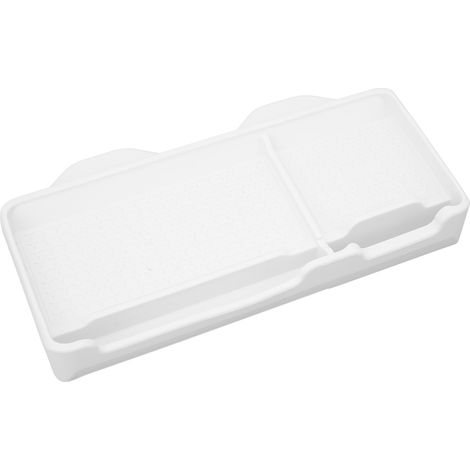Étui de rangement multifonctionnel en silicone avec aimant caché pour tableau de bord de voiture Tesla Model 3 ou Y (blanc) (1/5)