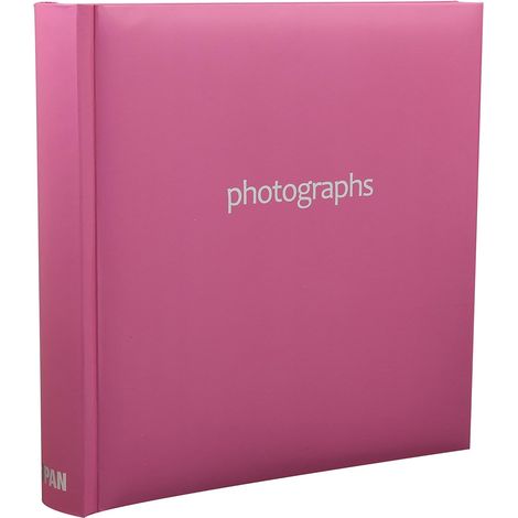 Quaderno Arpan per 200 foto, 10 x 15 cm, 23 x 23 cm, rosa acceso (1/5)