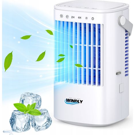 Mini climatiseur de bureau, ventilateur silencieux, refroidisseur d'eau 900 ml LED (1/5)