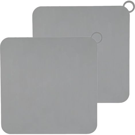 2 Pièces Bouchon De Vidange, Silicone, 20x20 Cm, Anti-Odeur, Carré, Pour Douche Cuisine Salle De Bain