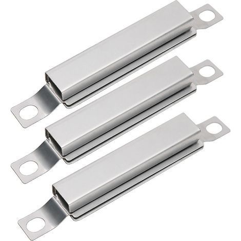 Tubes de liaison, pièces de rechange réglables pour gril, brûleur tubulaire en acier inoxydable (3 pièces, argent) (1/5)