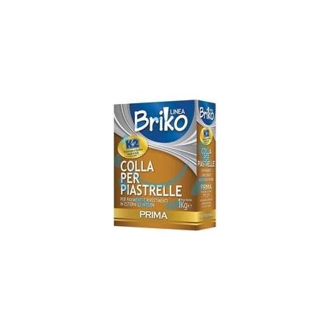 K2 LINEA BRIKO COLLA PER PIASTRELLE BIANCA IN POLVERE - Kg.1 in scatola